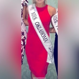 Calvin Klein Red Cocktail dress